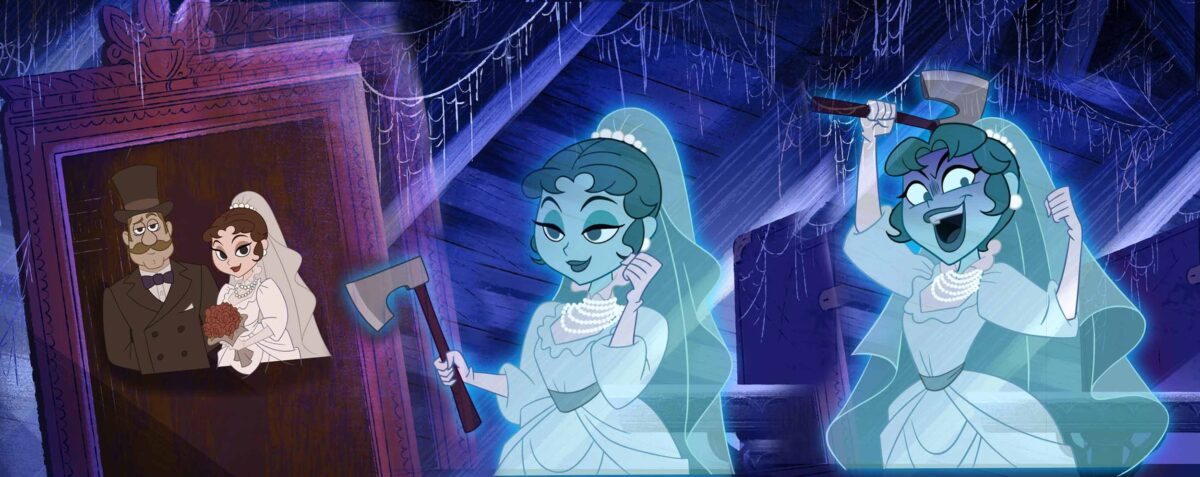 Color Design for the Bride from Disneyland’s Haunted Mansion