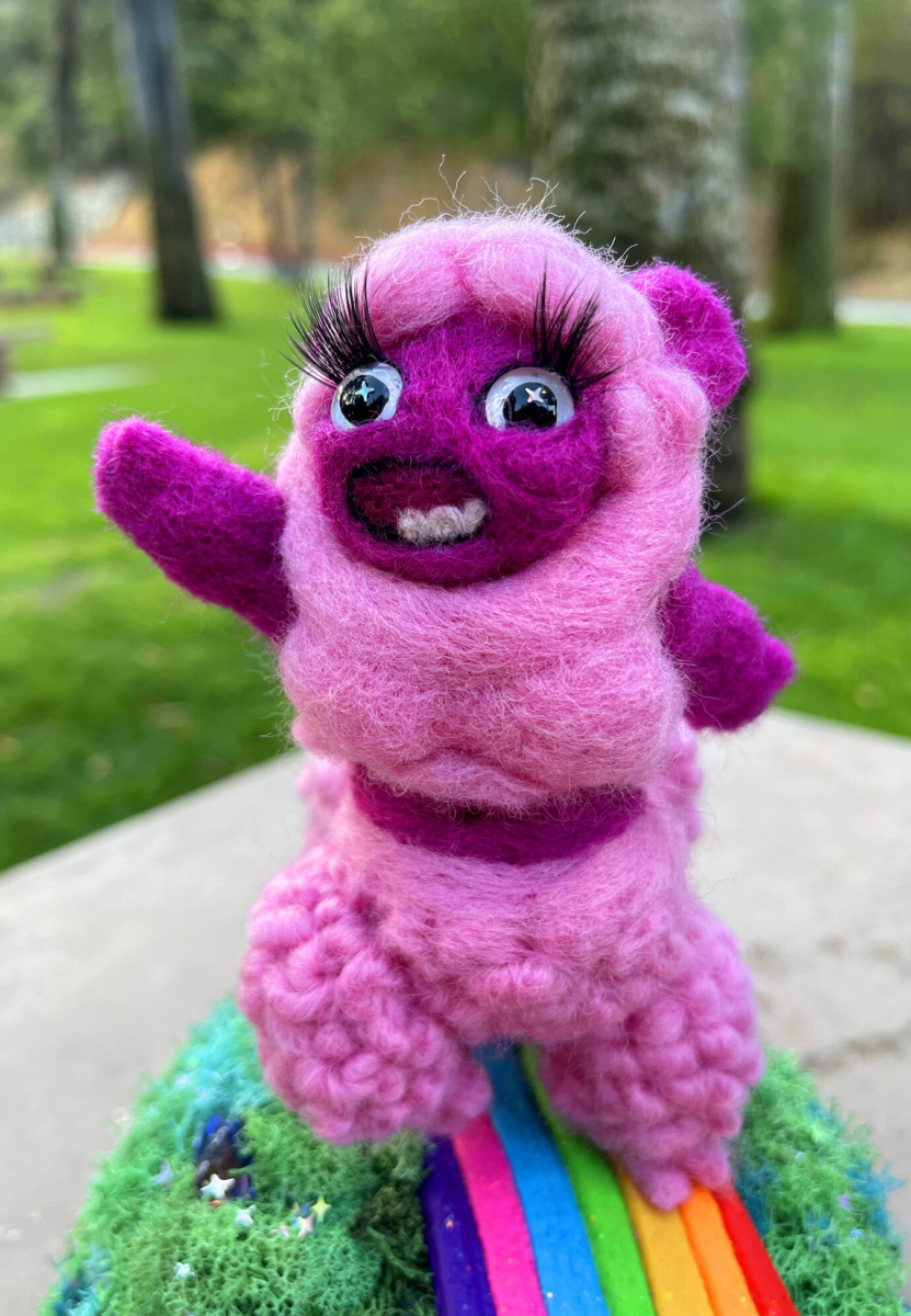 Small Felt Statue of Wammawink from Centaurworld