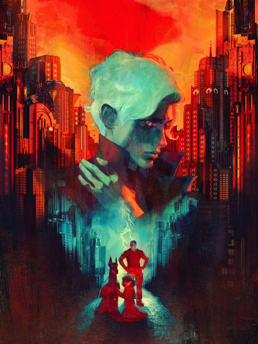 Illustration of V.E. Schwabb novel