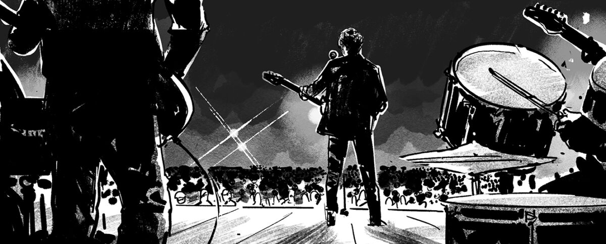 A Complete Unknown (2024) keyframe by Gabriel Hardman