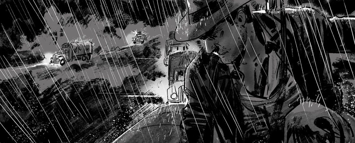Indiana Jones and the Dial of Destiny (2023) keyframe by Gabriel Hardman