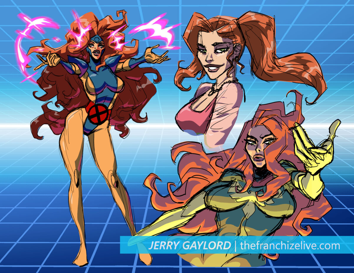 design piece inspired by my time on X-Men 97
