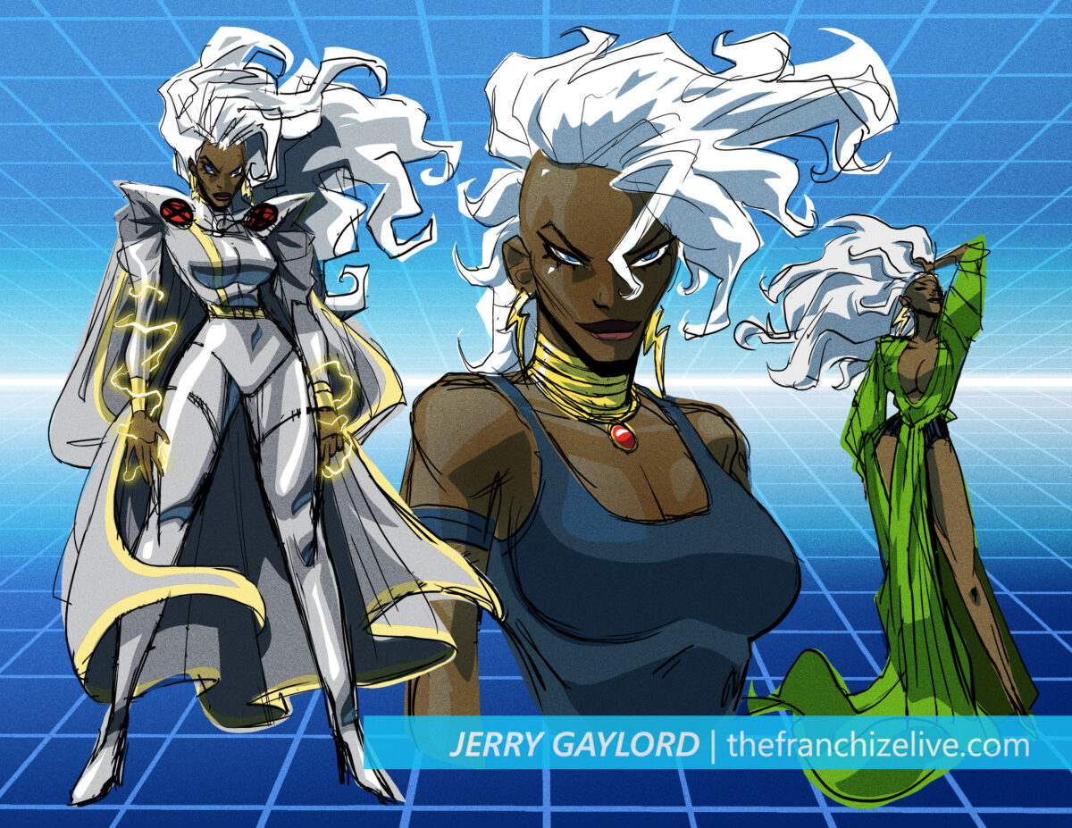 design piece inspired by my time on X-Men 97