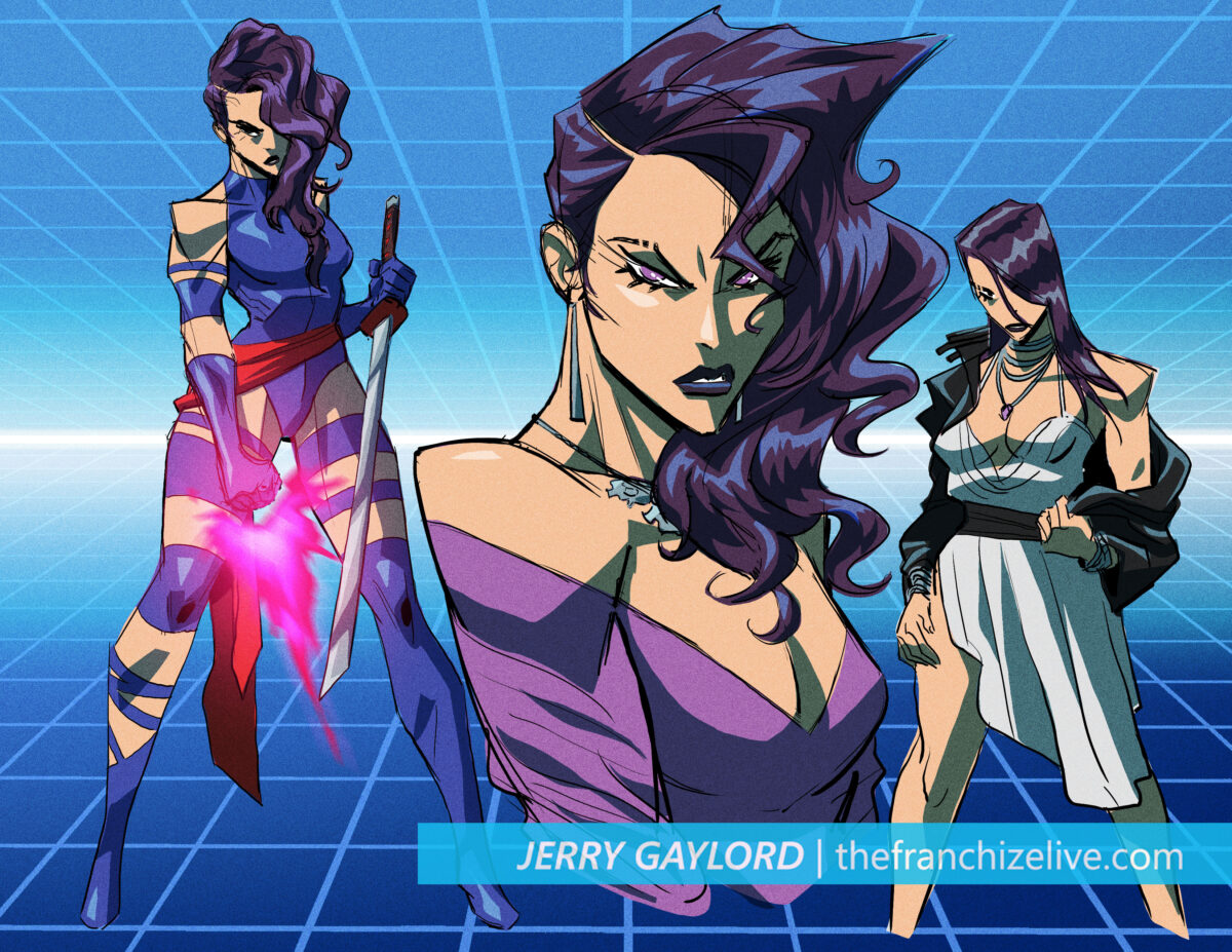 design piece inspired by my time on X-Men 97